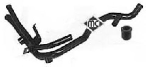 Патрубок радиатора Metalcaucho 03125
