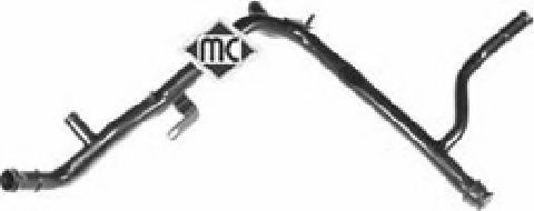 Патрубок радиатора Metalcaucho 03177