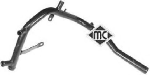 Патрубок радиатора Metalcaucho 03180