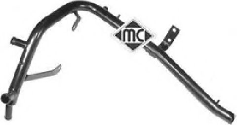 Патрубок радиатора Metalcaucho 03181