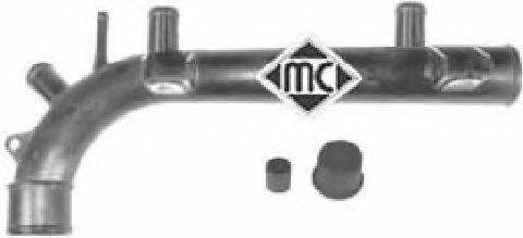 Патрубок радиатора Metalcaucho 03184
