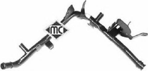 Патрубок радиатора Metalcaucho 03186