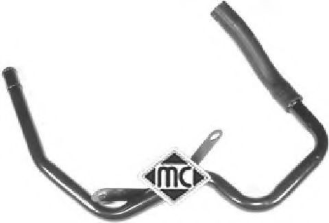 Патрубок радиатора Metalcaucho 03192