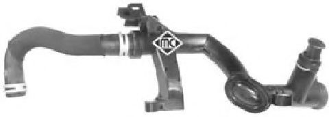 Патрубок радиатора Metalcaucho 03792