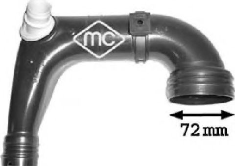 Патрубок наддува Metalcaucho 03875