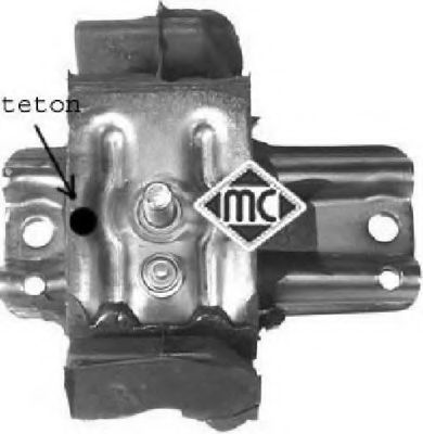 Подушка двигателя Metalcaucho 04699