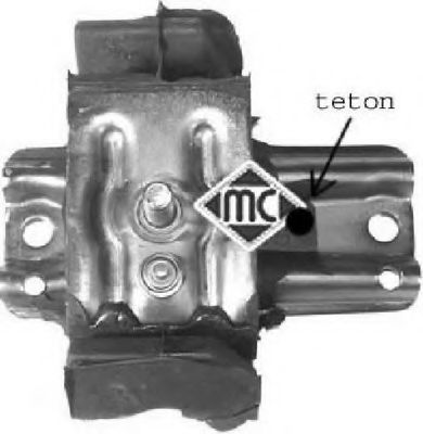 Подушка двигателя Metalcaucho 04701