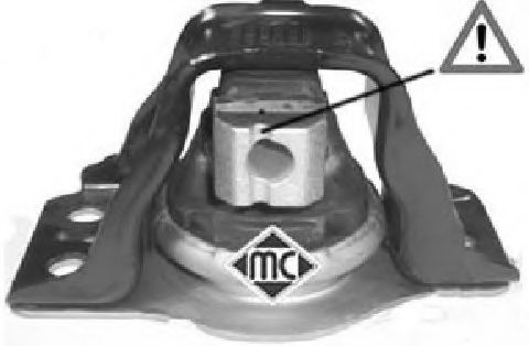 Подушка двигателя Metalcaucho 05101