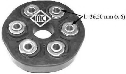 Муфта кардана Metalcaucho 05185