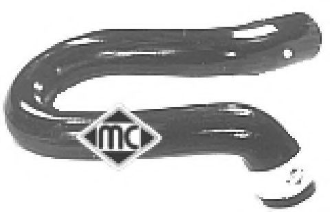 Патрубок радиатора Metalcaucho 07561