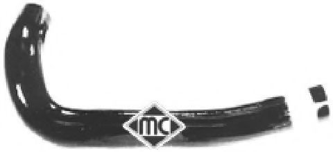 Патрубок радиатора Metalcaucho 07562