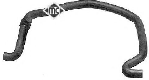 Патрубок радиатора Metalcaucho 07677