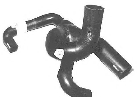 Патрубок радиатора Metalcaucho 07847