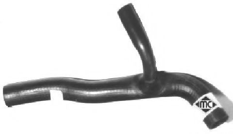 Патрубок радиатора Metalcaucho 07987