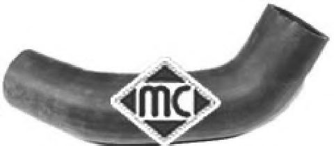 Патрубок радиатора Metalcaucho 08011