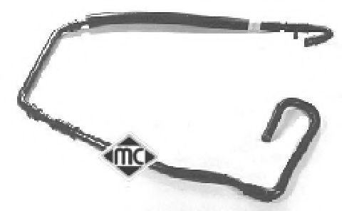 Патрубок радиатора Metalcaucho 08306