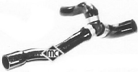 Патрубок радиатора Metalcaucho 08382