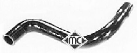 Патрубок радиатора Metalcaucho 08391