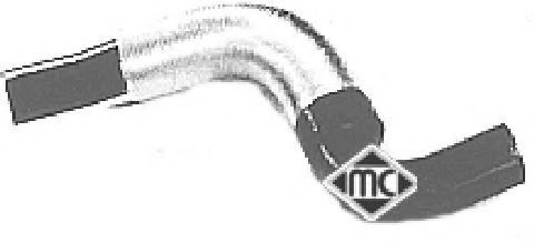 Патрубок радиатора Metalcaucho 08395