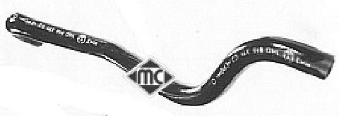 Патрубок радиатора Metalcaucho 08396