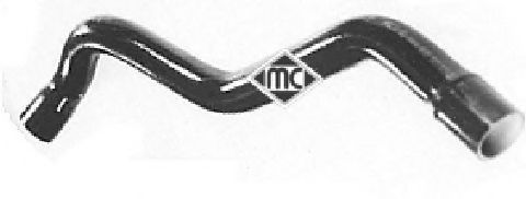 Патрубок радиатора Metalcaucho 08416