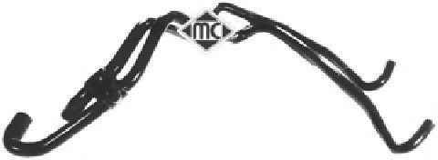 Патрубок радиатора Metalcaucho 08421