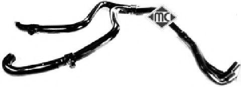 Патрубок радиатора Metalcaucho 08424