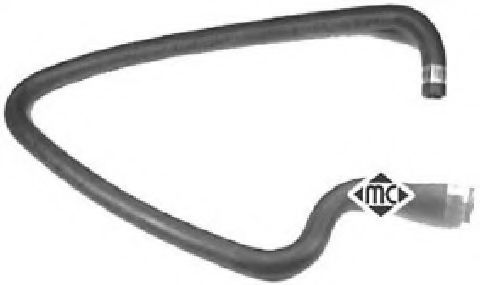 Патрубок радиатора Metalcaucho 08538