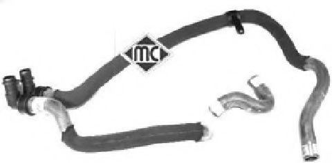 Патрубок радиатора Metalcaucho 08555