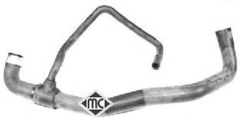 Патрубок радиатора Metalcaucho 08557