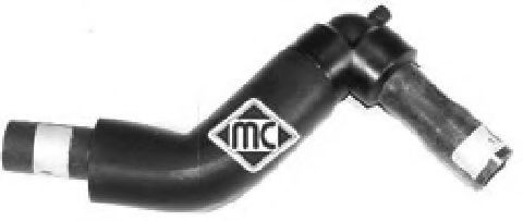 Патрубок радиатора Metalcaucho 08578