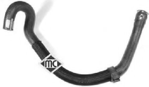 Патрубок радиатора Metalcaucho 08594