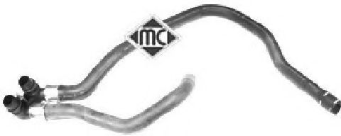 Патрубок радиатора Metalcaucho 08613