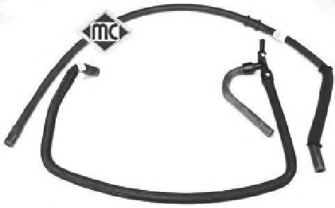 Патрубок радиатора Metalcaucho 08648