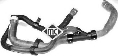 Патрубок радиатора Metalcaucho 08664