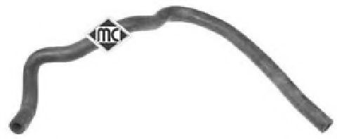Патрубок радиатора Metalcaucho 08758