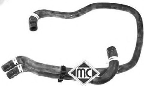 Патрубок радиатора Metalcaucho 08771