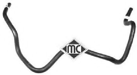 Патрубок радиатора Metalcaucho 08775