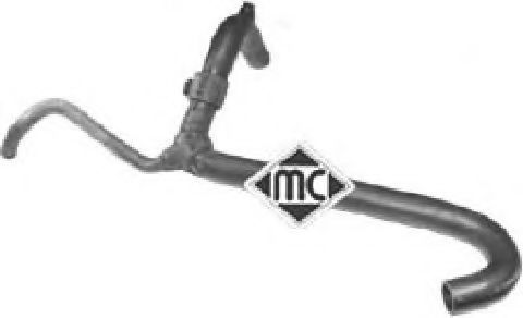 Патрубок радиатора Metalcaucho 08791