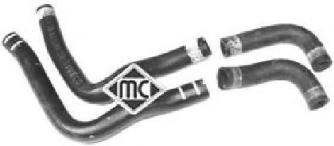 Патрубок радиатора Metalcaucho 08835