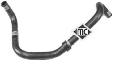 Патрубок радиатора Metalcaucho 08840