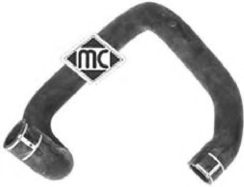 Патрубок радиатора Metalcaucho 08899