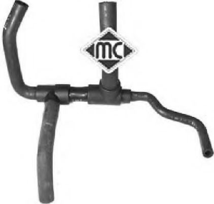 Патрубок радиатора Metalcaucho 08927
