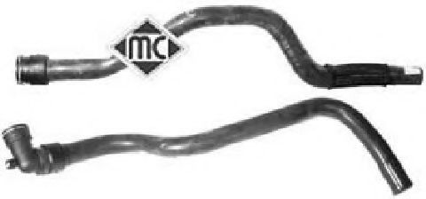 Патрубок радиатора Metalcaucho 08938