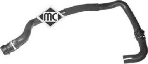 Патрубок радиатора Metalcaucho 08939