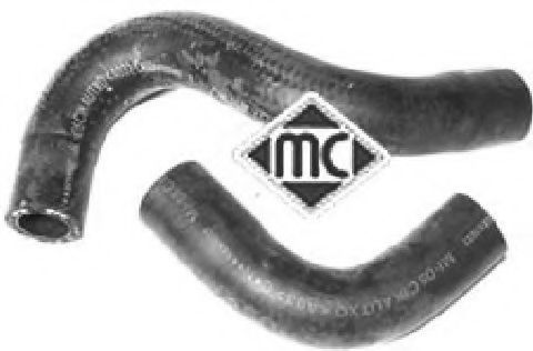 Патрубок радиатора Metalcaucho 08941