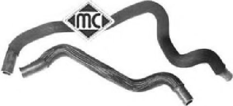 Патрубок радиатора Metalcaucho 08943