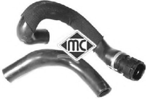 Патрубок радиатора Metalcaucho 08947