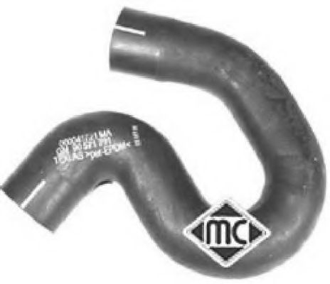 Патрубок радиатора Metalcaucho 08955