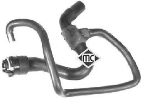 Патрубок радиатора Metalcaucho 08983